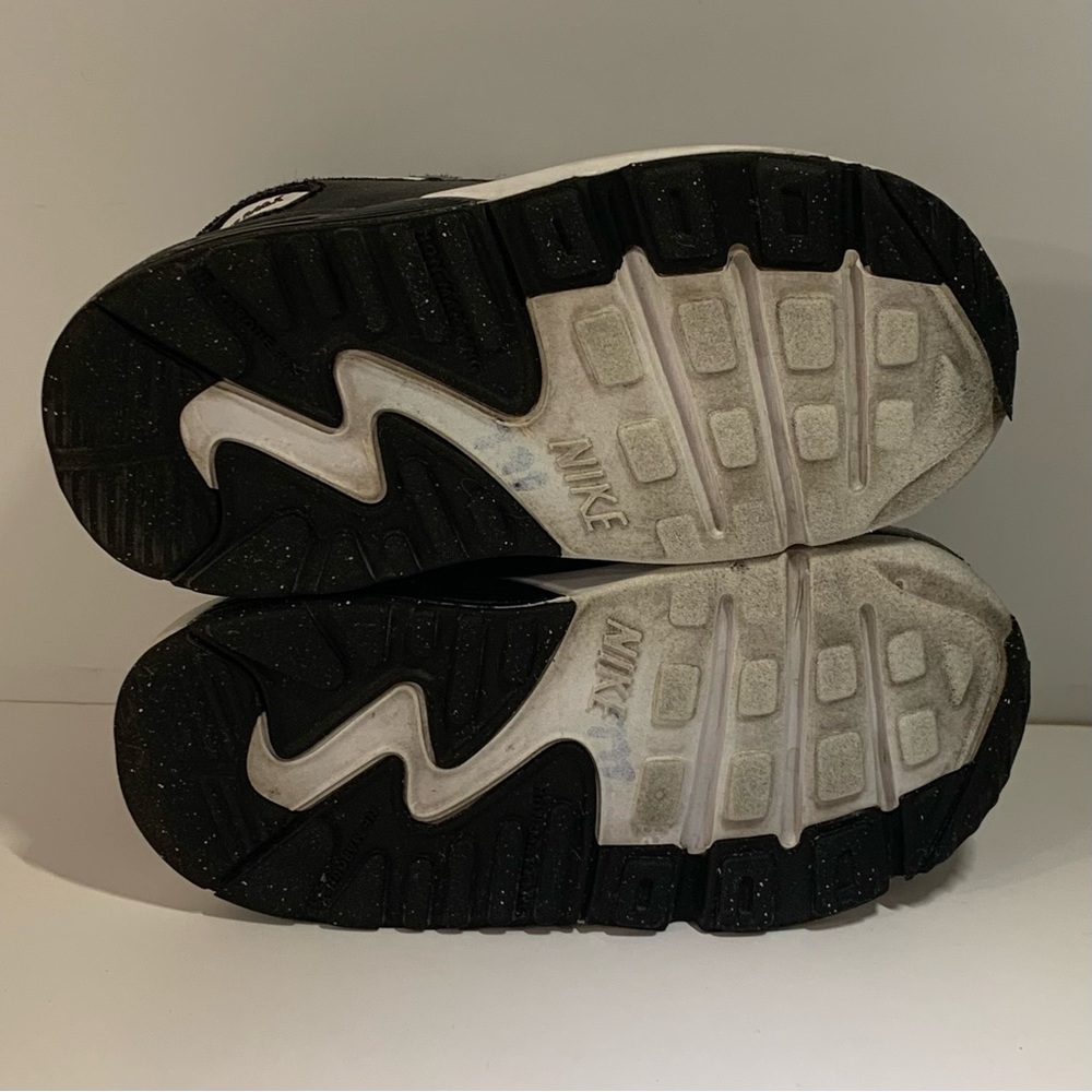 🖤 NIKE AIR MAX 90 BLACK WHITE TODDLER SNEAKERS SIZE 8C RUNNING SHOES 🖤 - Picture 5 of 6